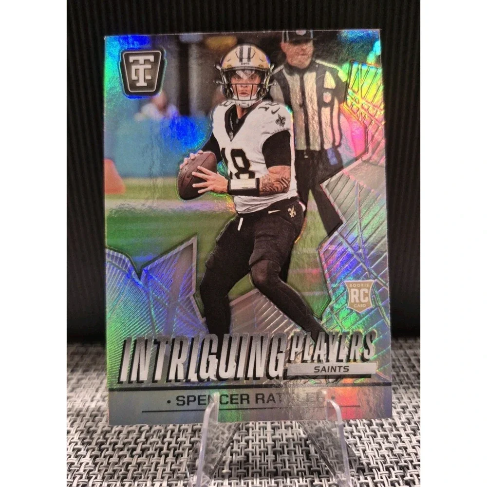 2024 Panini Totally Certified Spencer Rattler #18 Intriguing Players Mirror (RC)